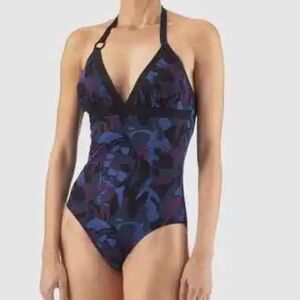 Vilebrequin Black and Blue turtle One-Piece Swimsuit
